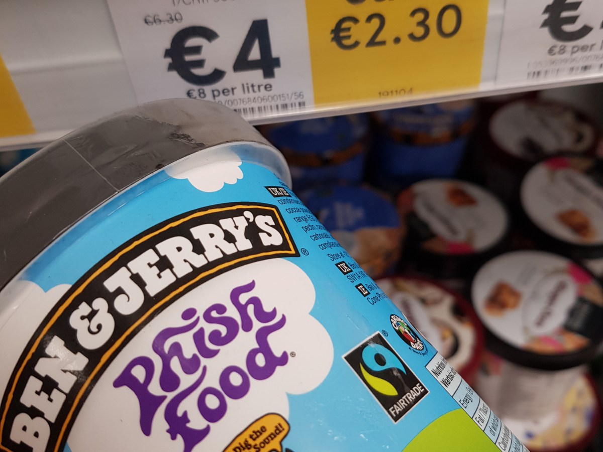 Preços no mercado Irlandes