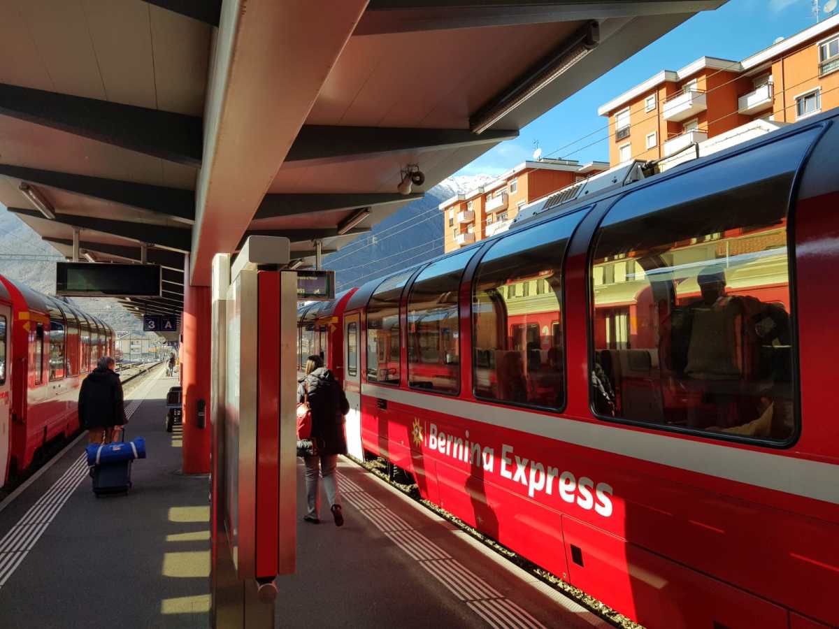 Bernina Express/ Panoramic train travel Italy – Switzerland- Bernina Express