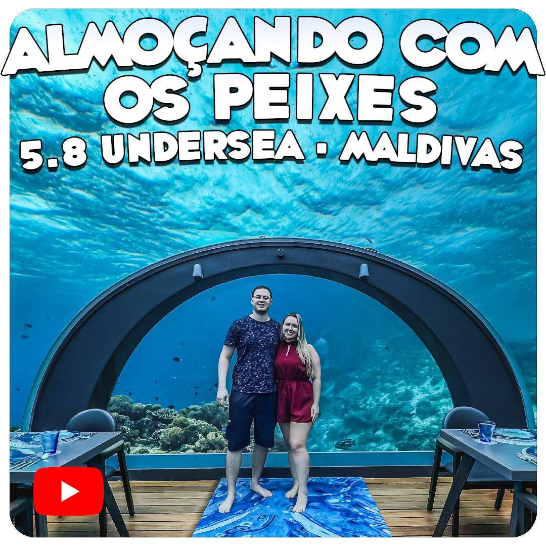 Almoçamos Embaixo da Água nas Maldivas (Com Preço)
